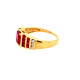 Pre Owned 18ct Ruby and Diamond Ring ZN256 Pre Owned 18ct Ruby and Diamond Ring ZN256